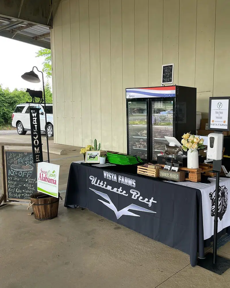 Butler Bees Vernon Abalama Patti Butlerr vendor booth honey homemade products 